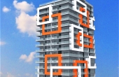 ER16B, Продаётся 4-комнатный апартамент в комплексе ELITE RESIDENCE в 150 м. от пляжа Прайя дэ Роша