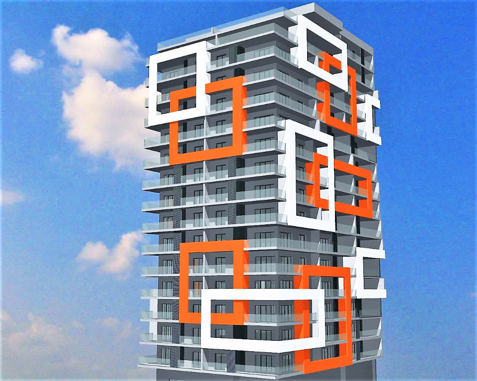 Alçado Nascente-Sul